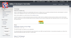 Desktop Screenshot of editra.org